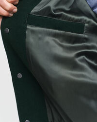 Wool Blend Varsity Jacket