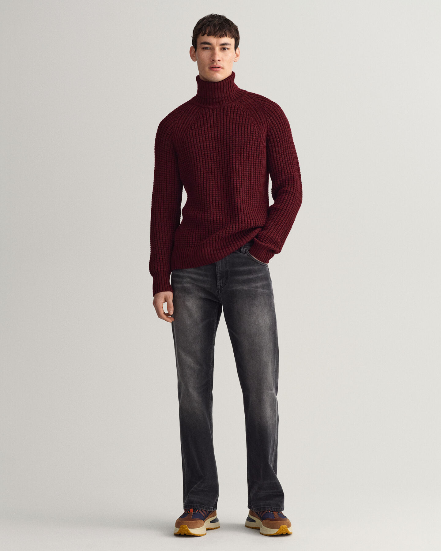 Textured Rollneck Sweater