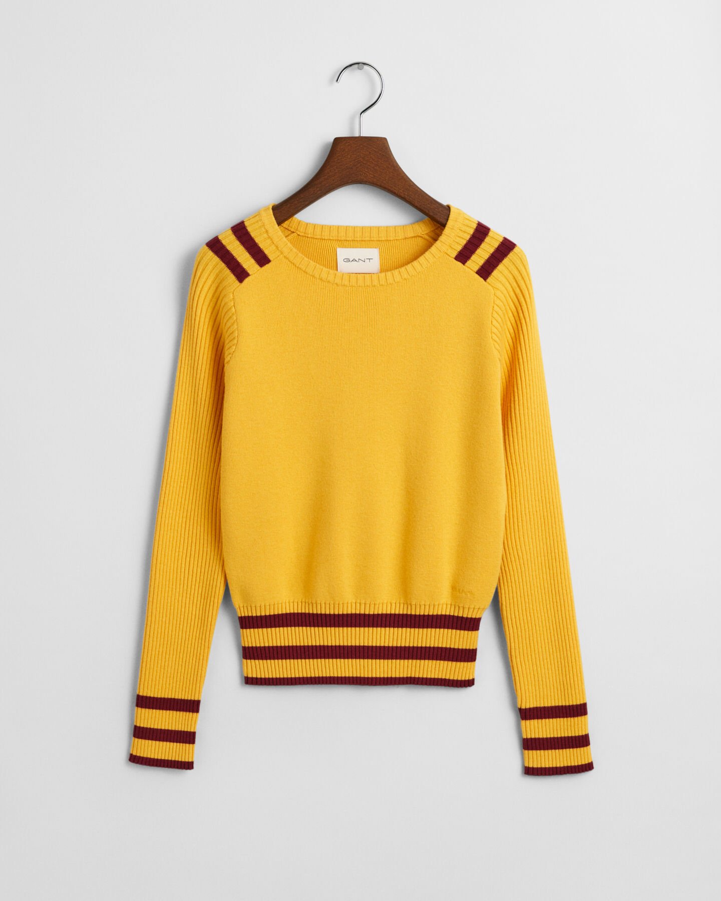 Contrast Detailed Crew Neck Sweater