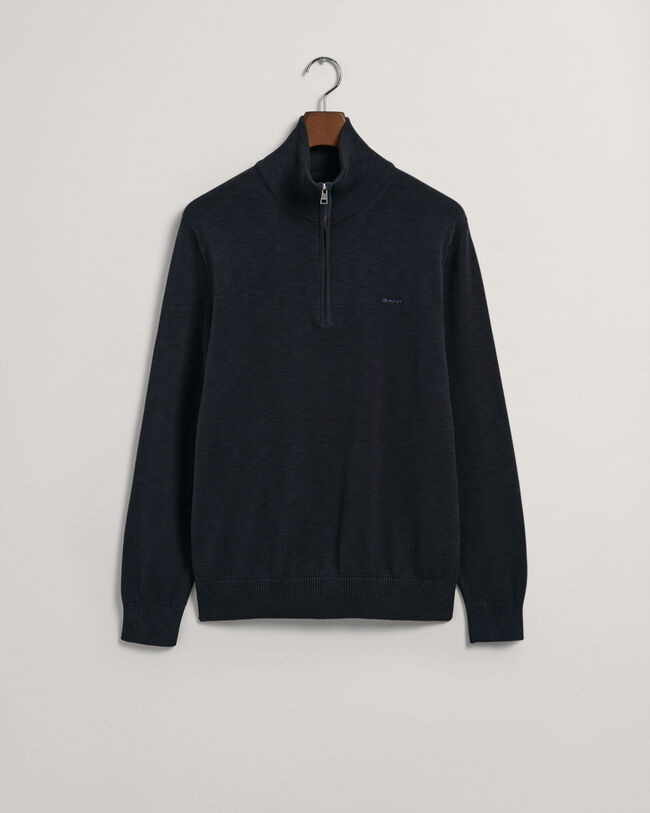 Cotton Flamme Half-Zip Sweater