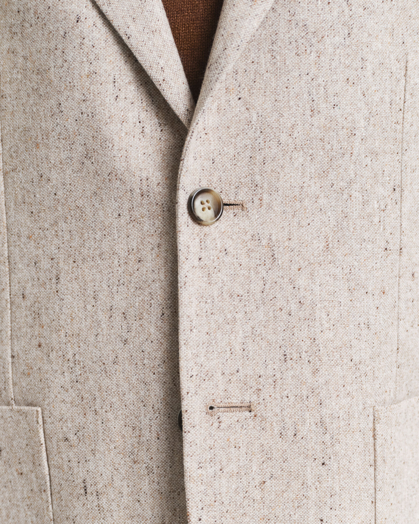 Slim Fit Donegal Suit Jacket