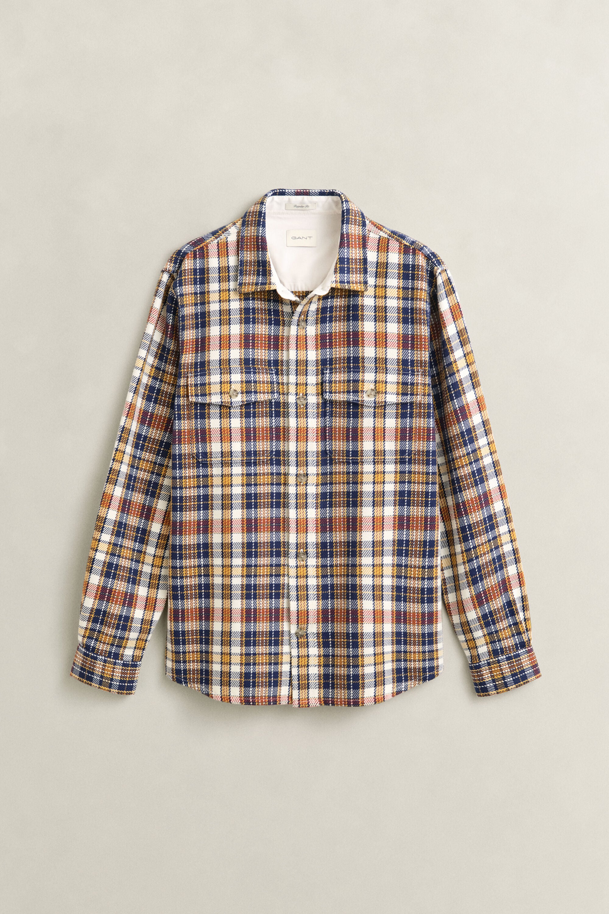 Checked Twill Overshirt