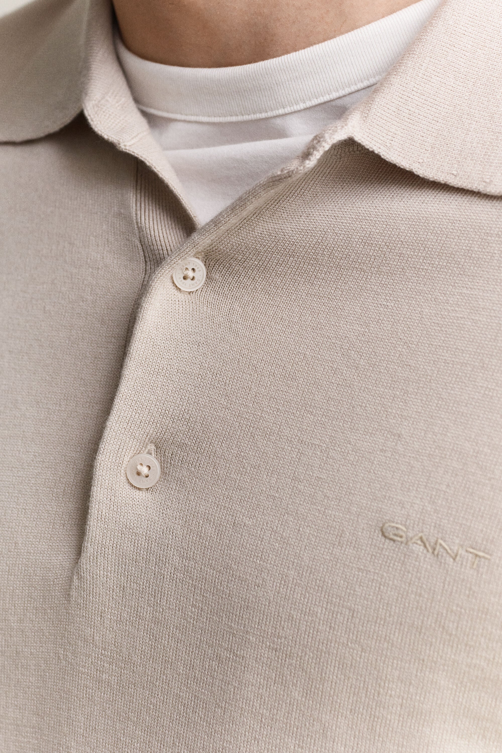 Extra Fine Merino Wool Polo Sweater
