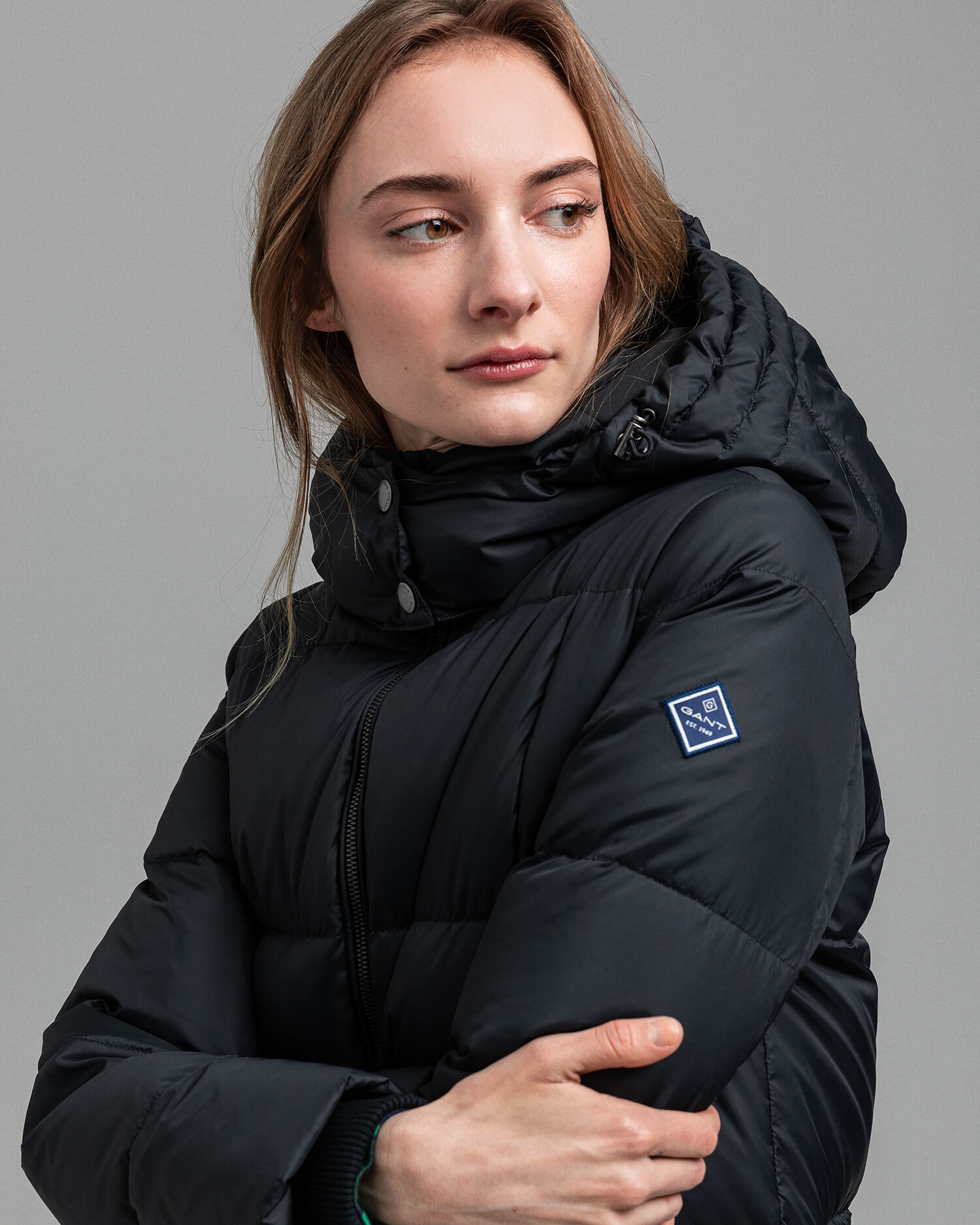 gant long down coat
