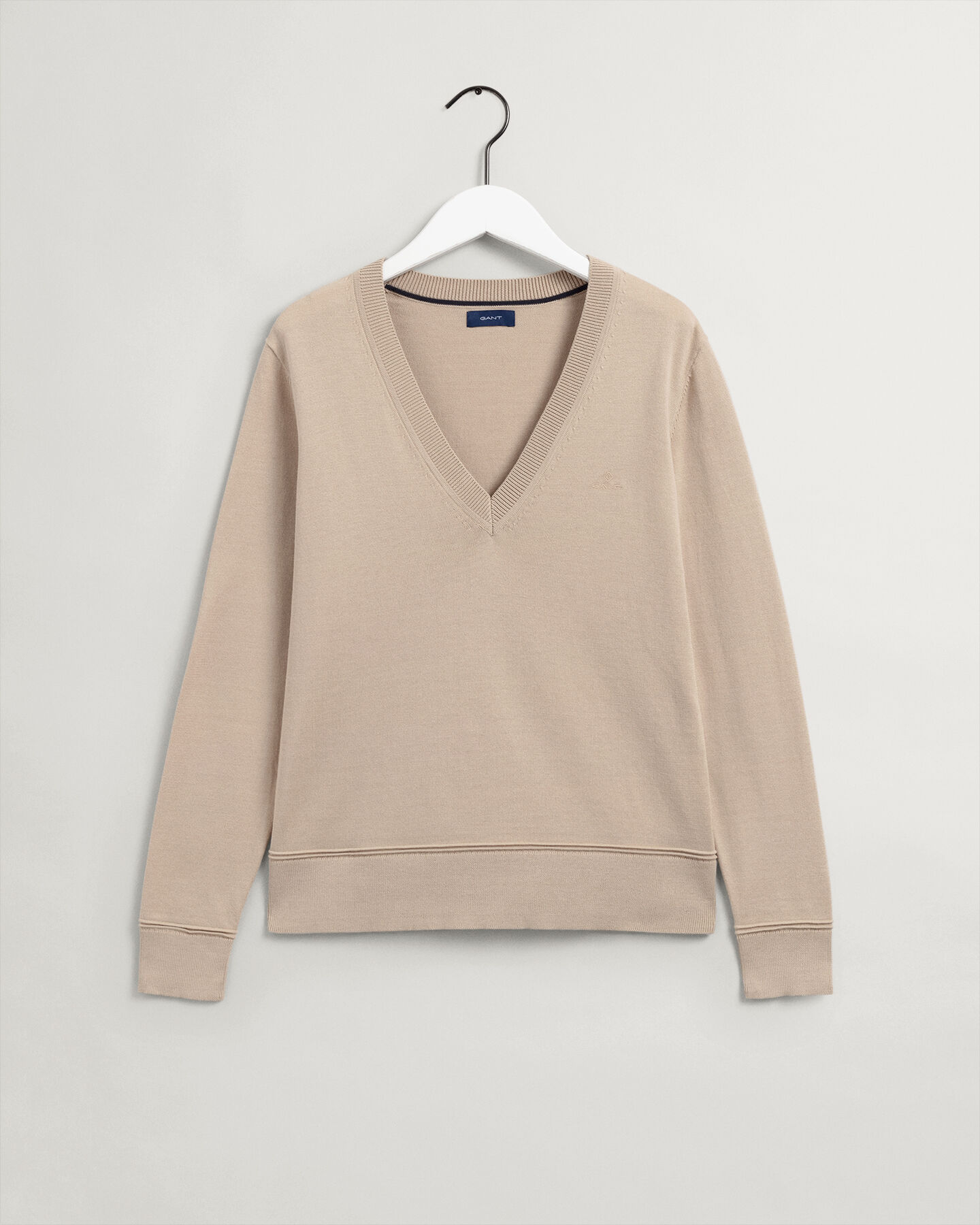Light Cotton V-Neck Sweater