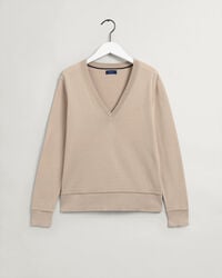 Light Cotton V-Neck Sweater