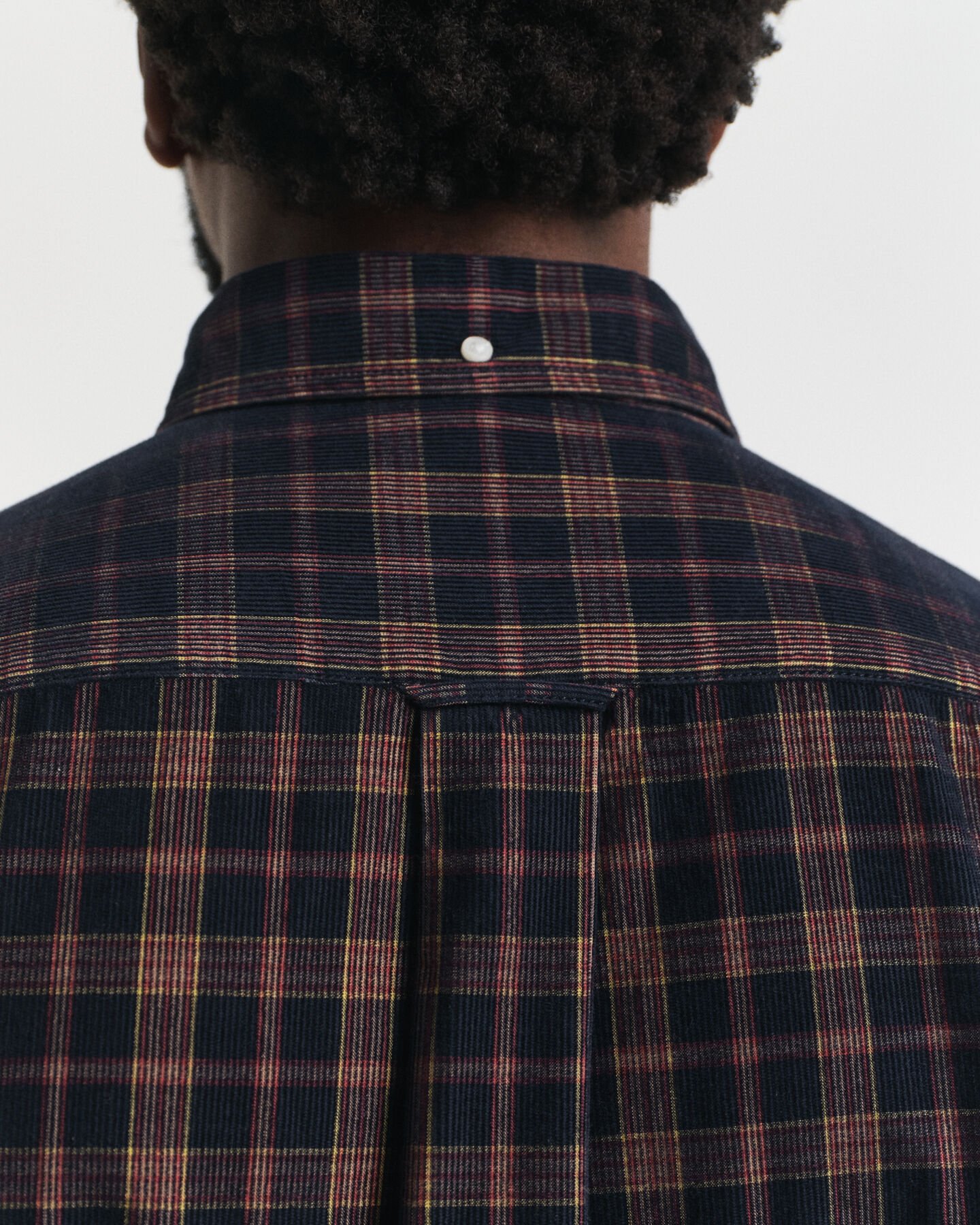 Regular Fit Checked Corduroy Shirt