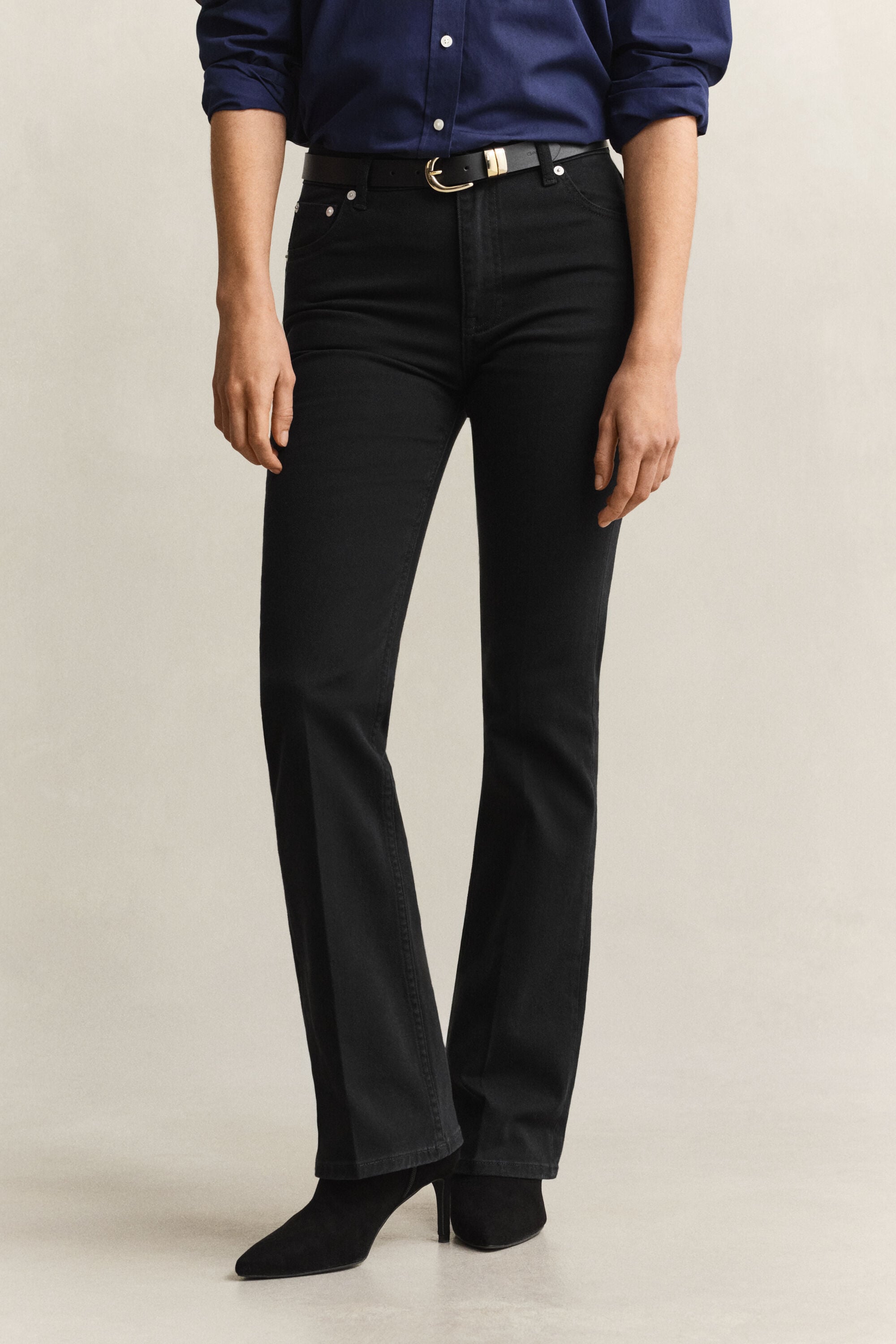 Slim Flared Stretch Jeans