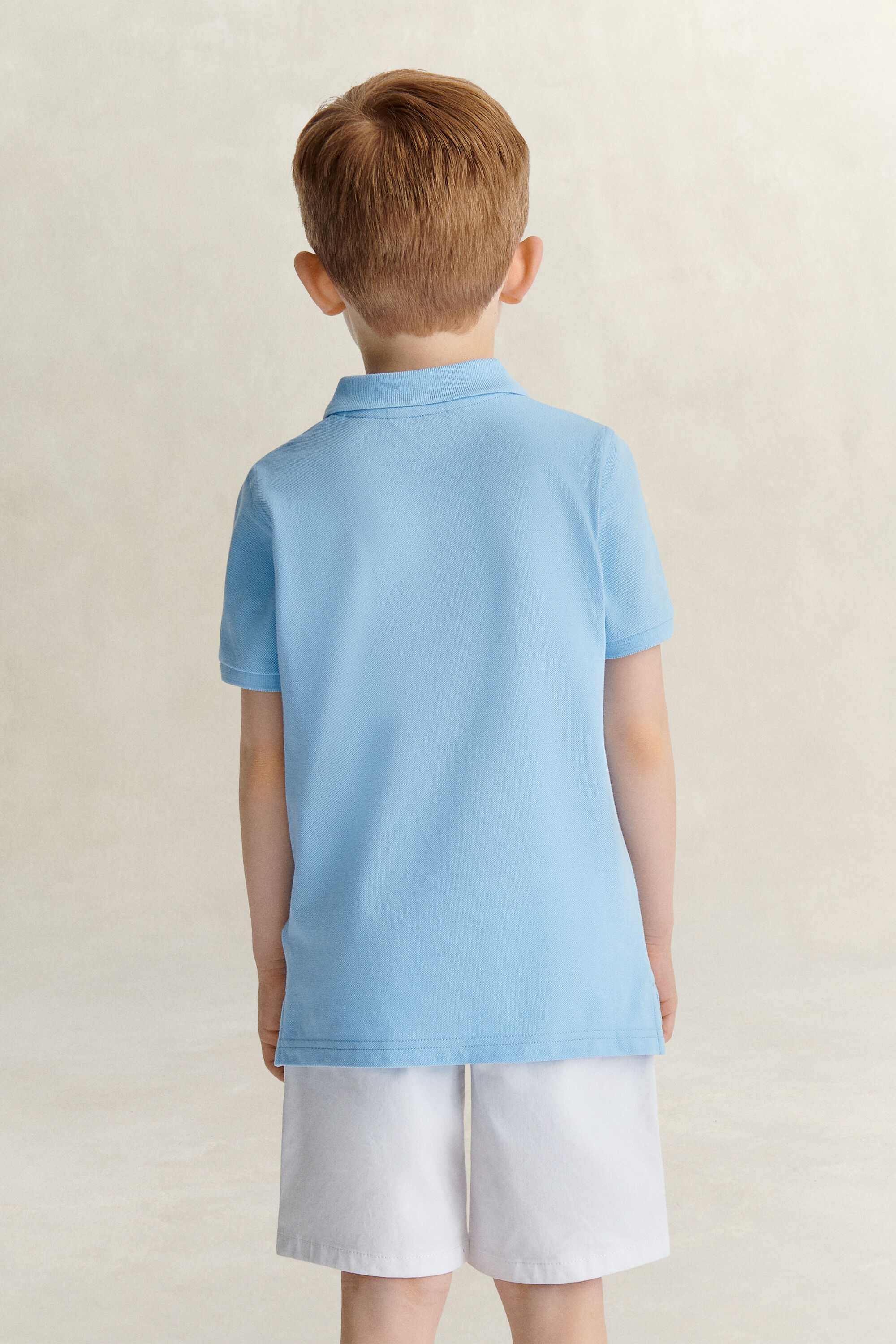 Kids Shield Piqué Polo Shirt