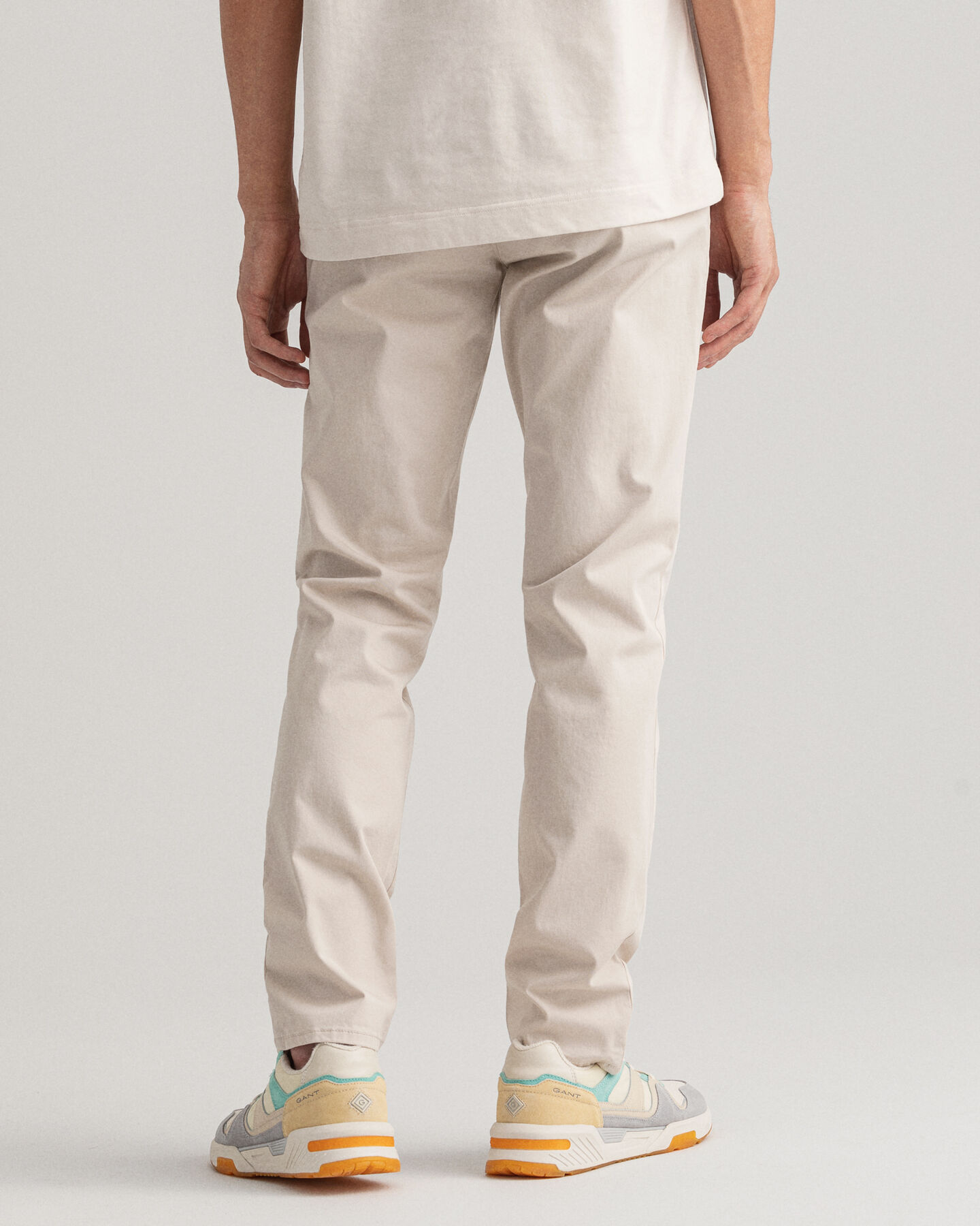 Hallden Slim Fit Twill Chinos