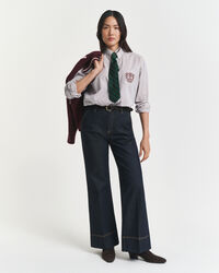 Wide Flared Tailored Jeans