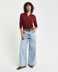 Seamless Long Sleeve Polo Shirt