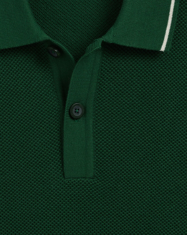 Piqu&eacute; Texture Polo Shirt