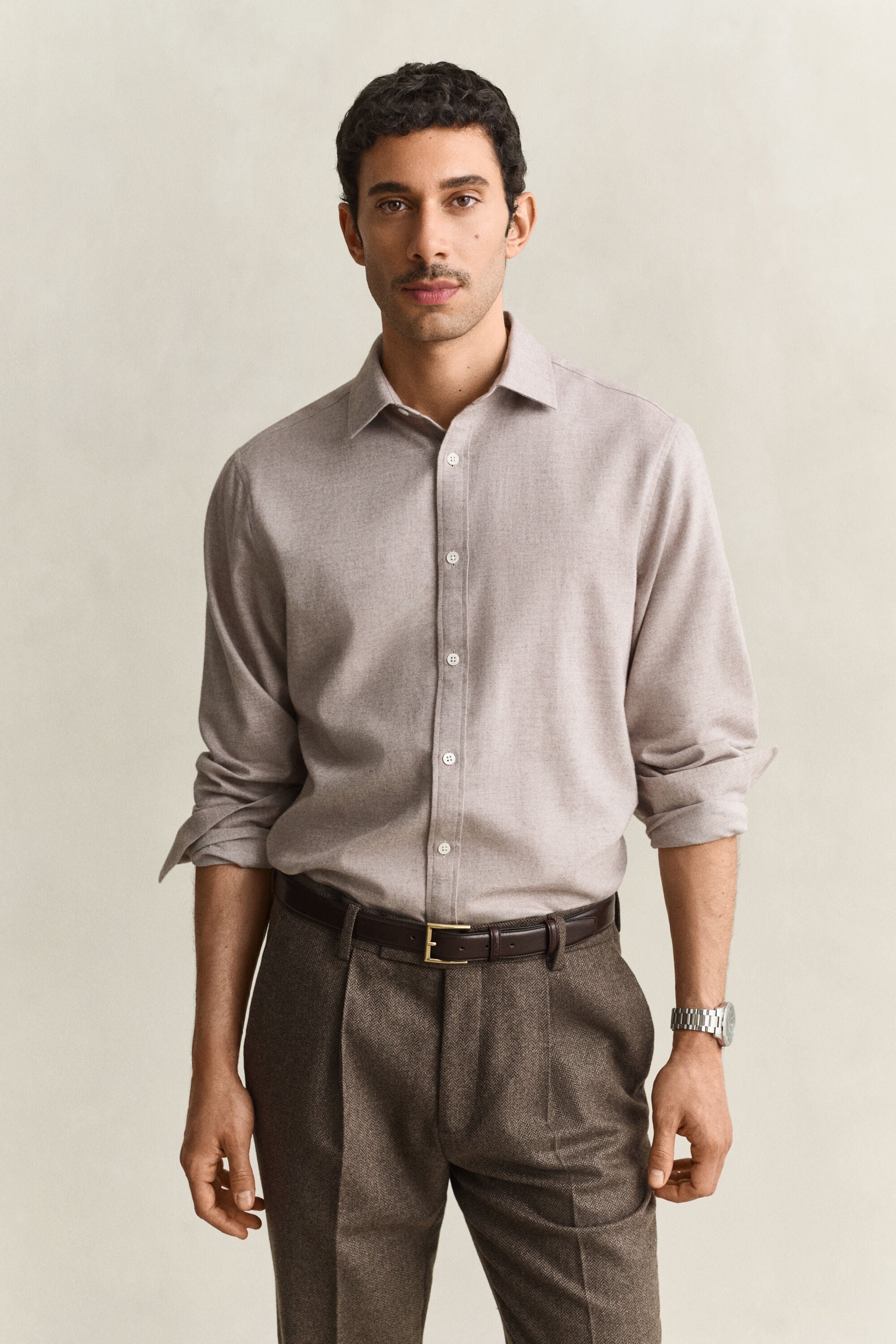 Flannel Mélange Shirt