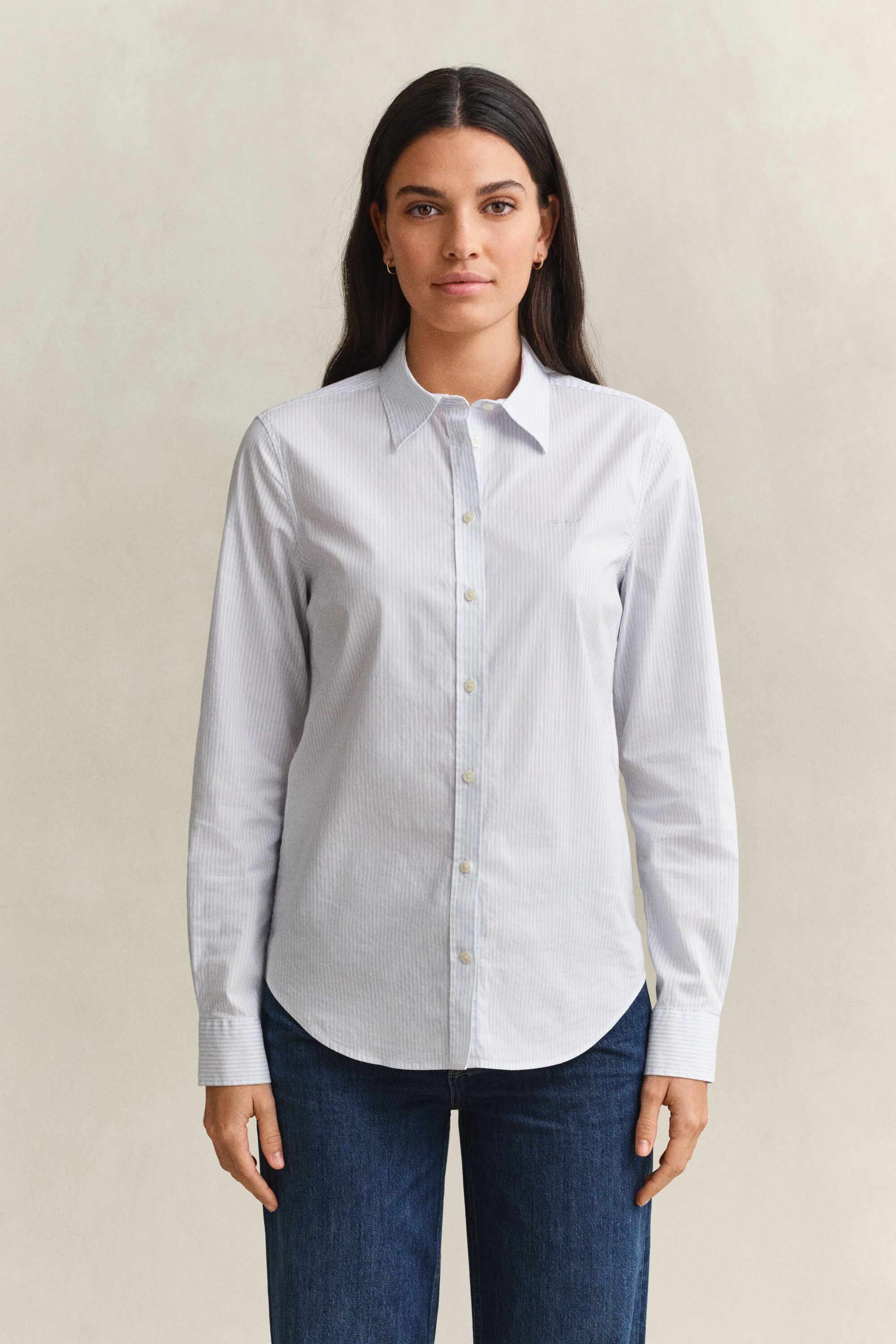 Striped Poplin Shirt