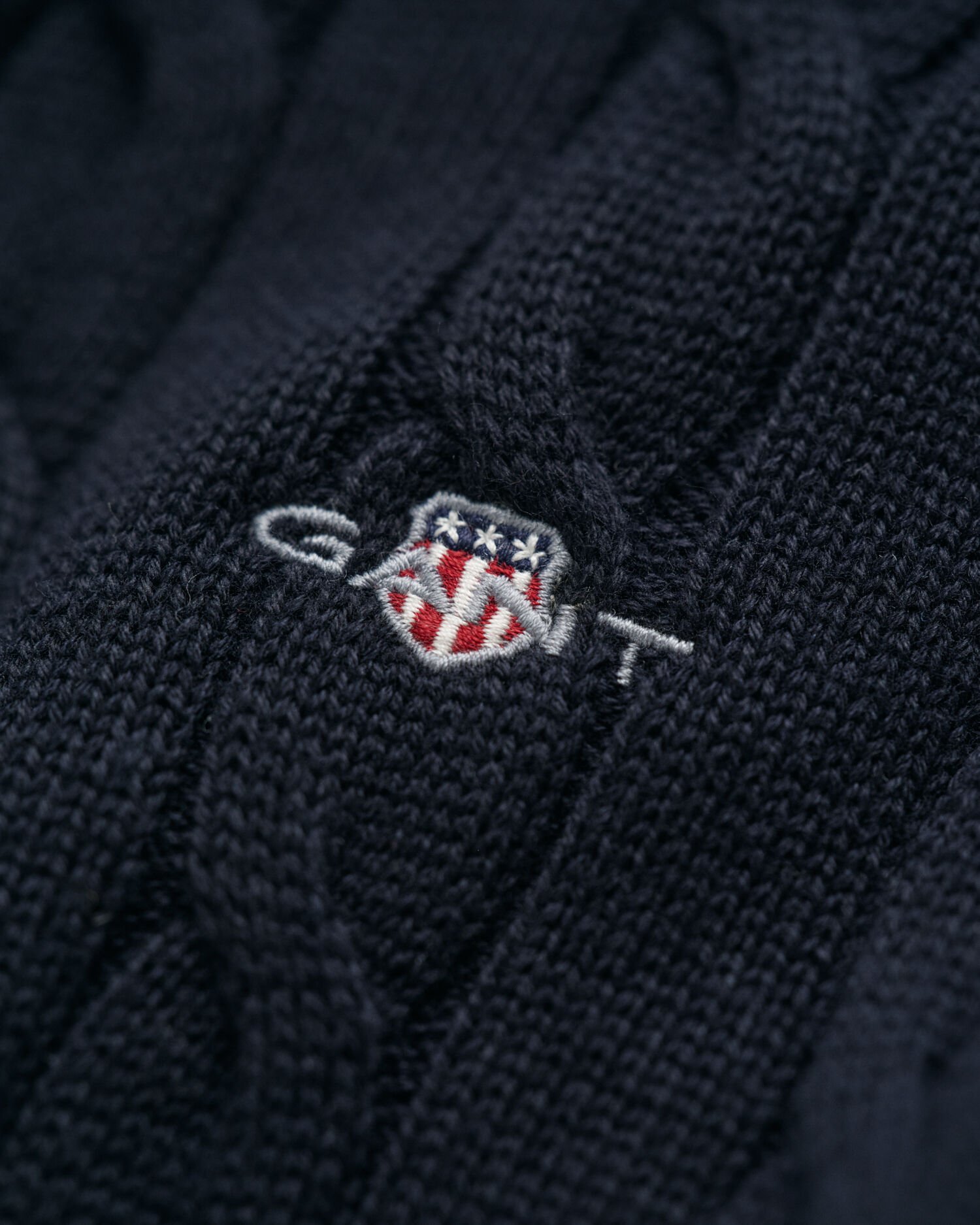 Teens Cotton Cable Knit Half-Zip Sweater