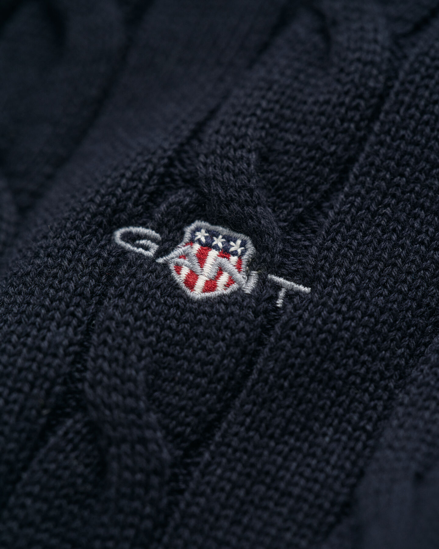 Teens Cotton Cable Knit Half-Zip Sweater