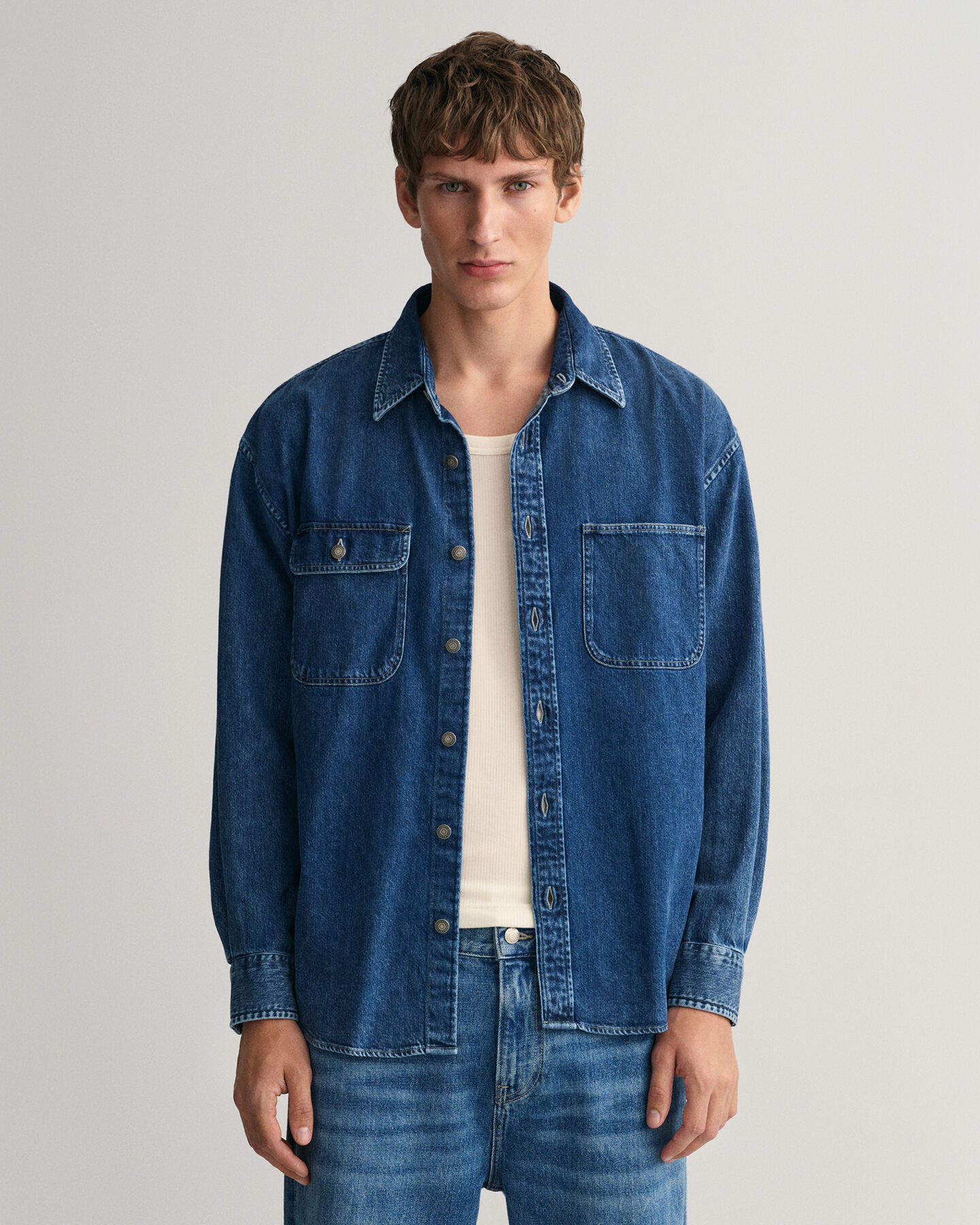 Oversized Denim Shirt