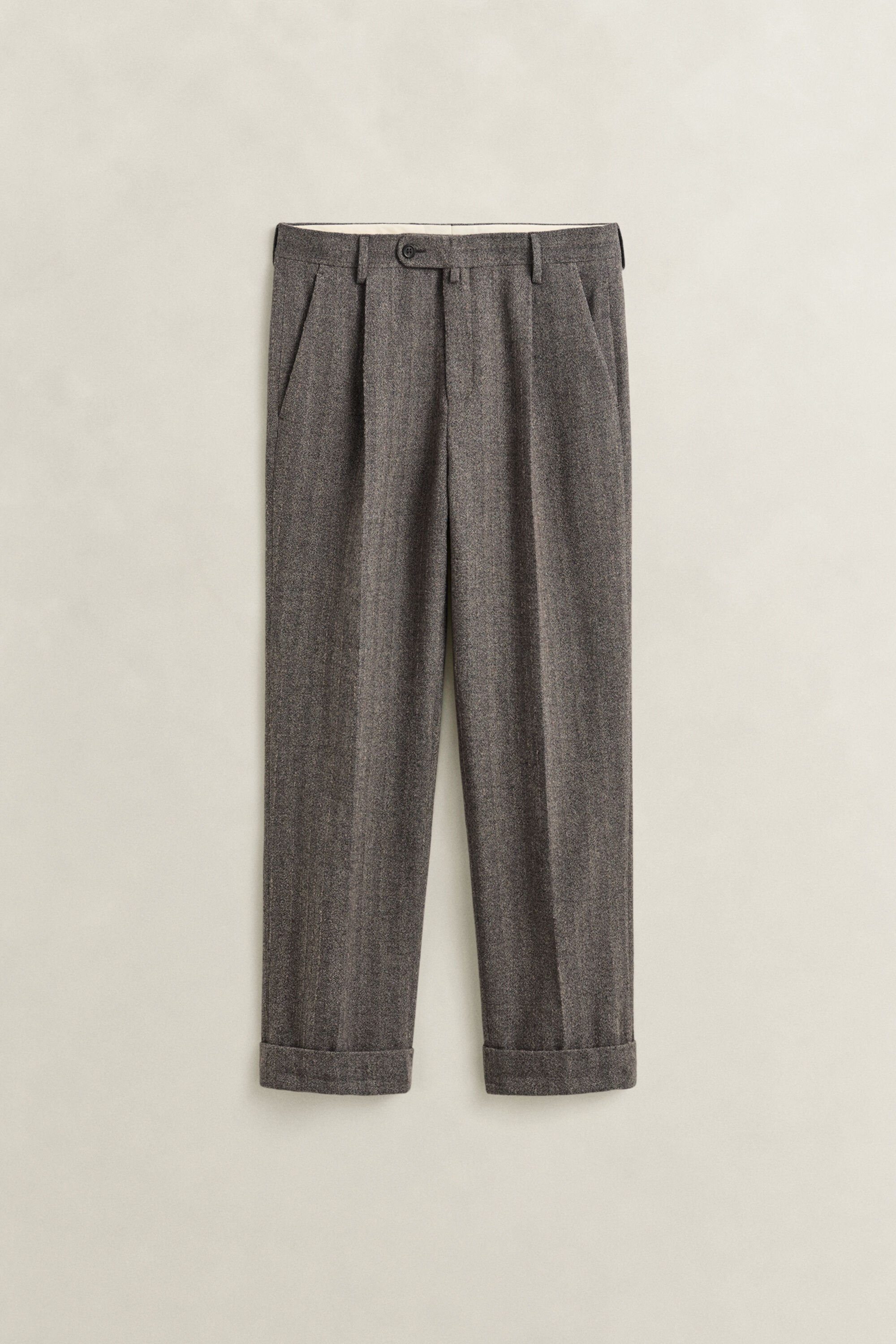 Pinstriped Suit Pants