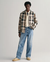 Checked Heavy Twill Overshirt