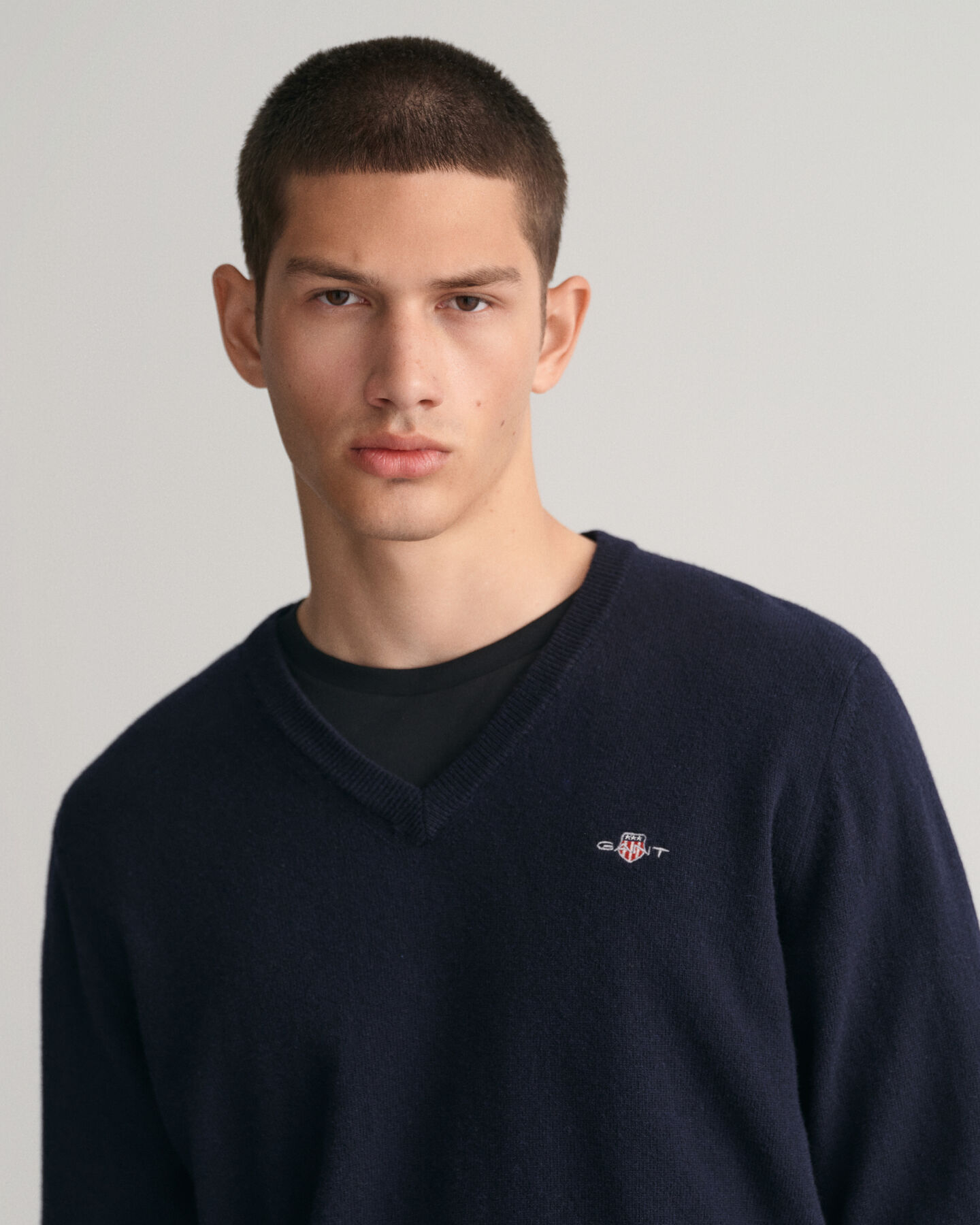 Marks and Spencer V-neck lambswool knit sweater, men's size L / eaa511270