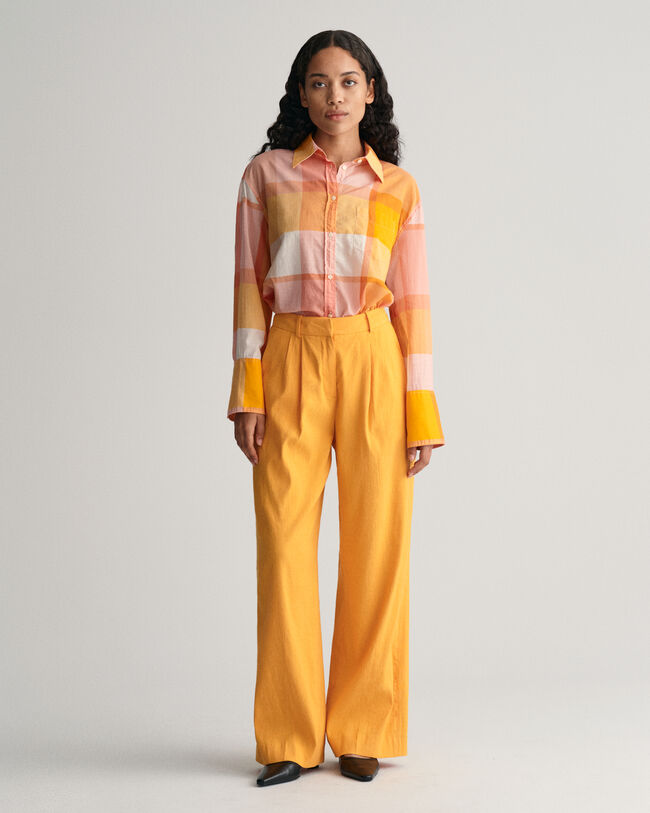 Relaxed Fit Madras Check Shirt