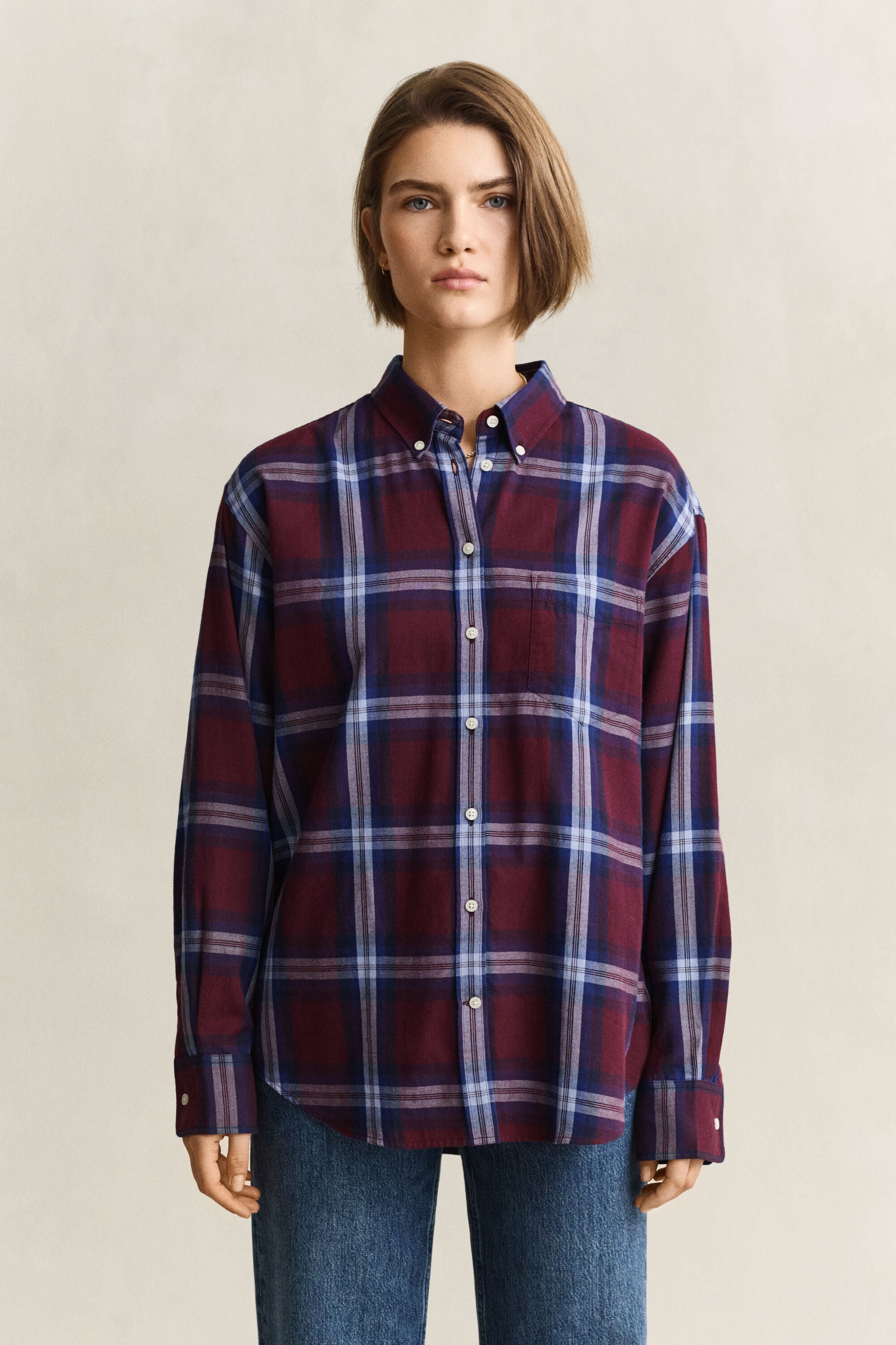 Relaxed Flannel Shirt