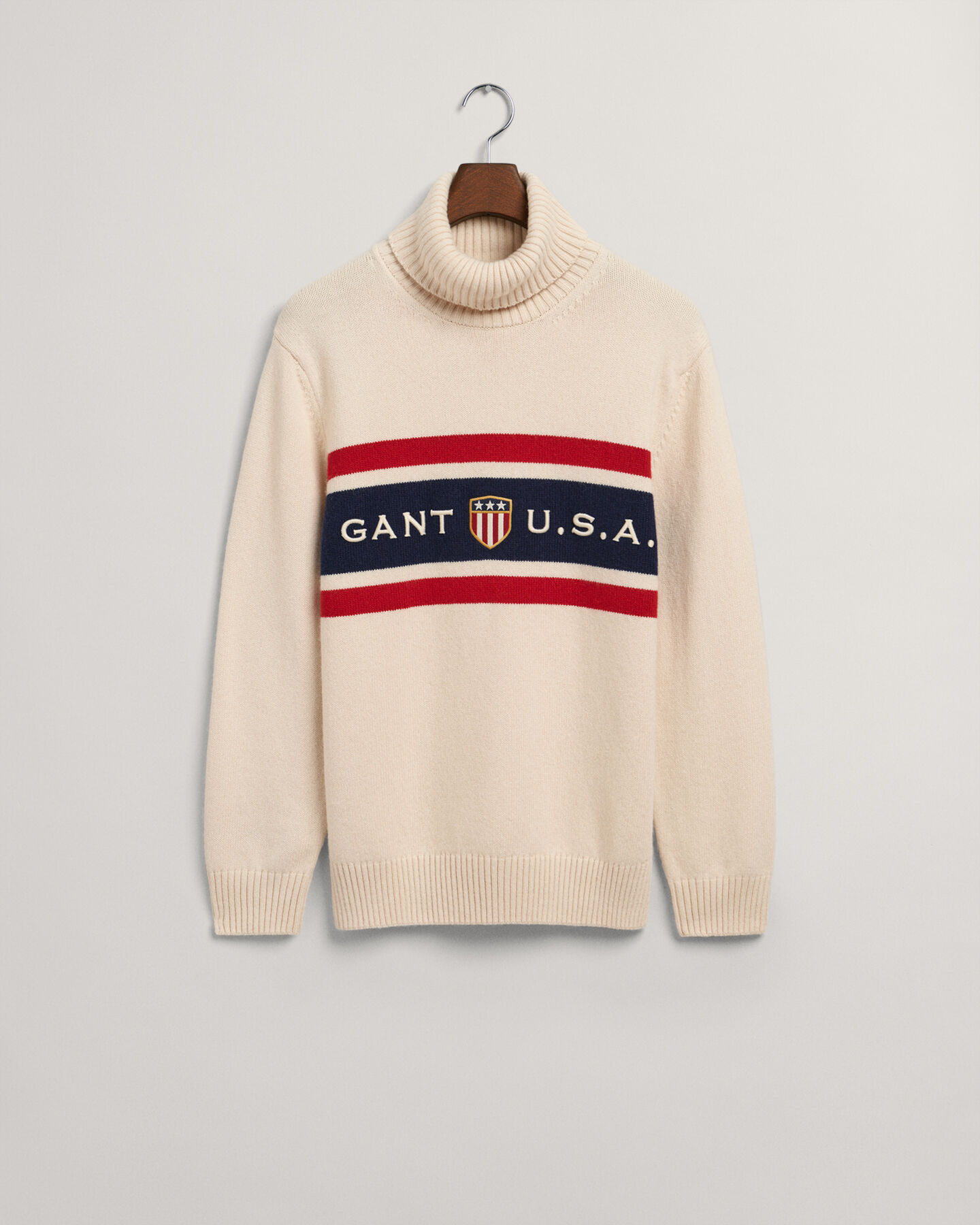 Banner Shield Rollneck Sweater