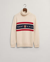 Banner Shield Rollneck Sweater