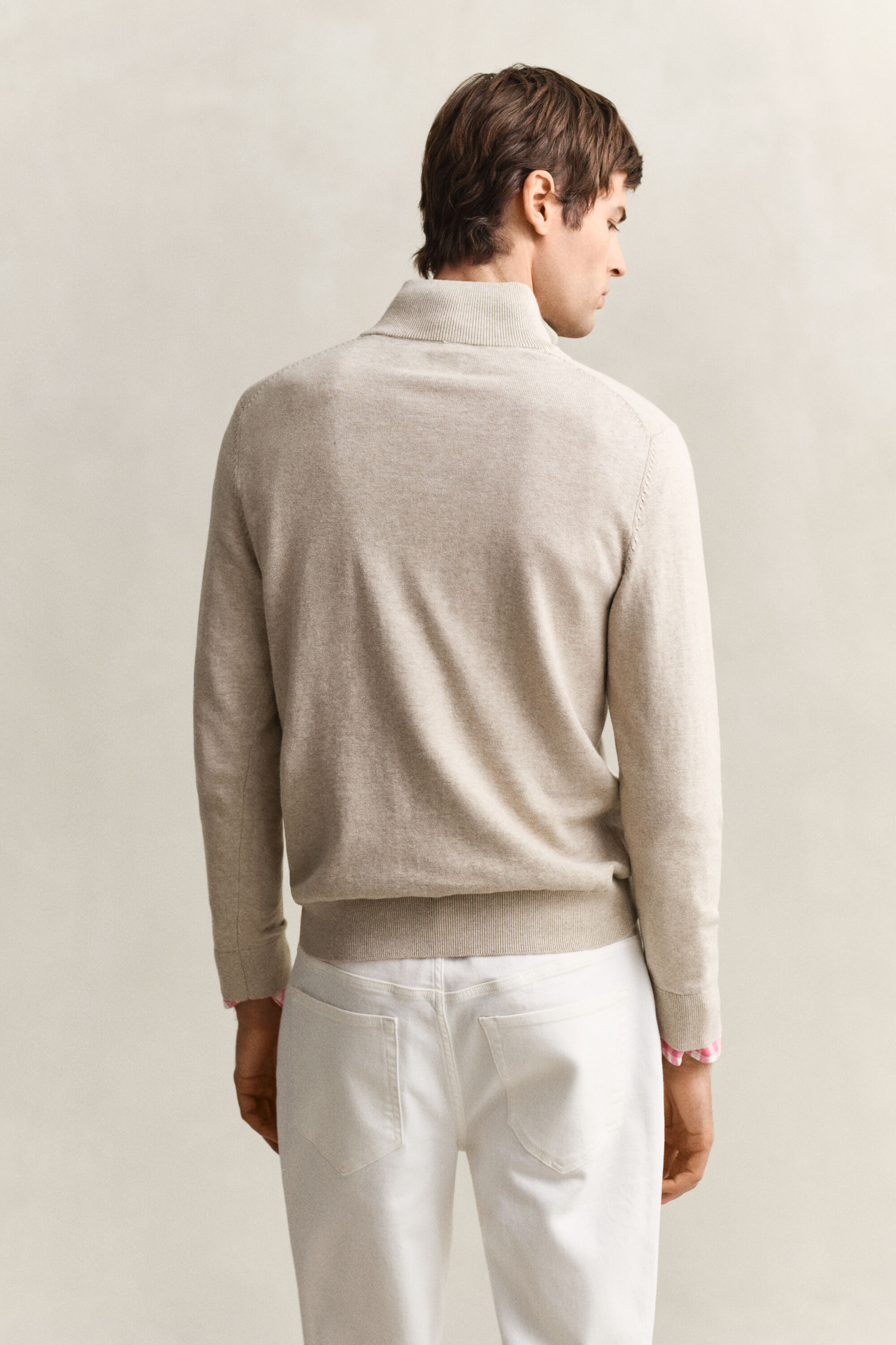 Classic Cotton Half-Zip Sweater