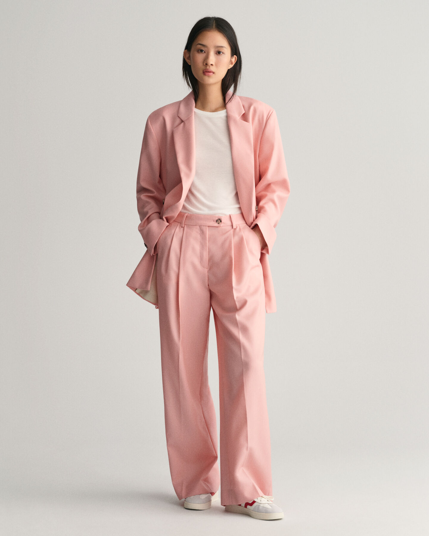 Relaxed Fit Wide Leg Pants