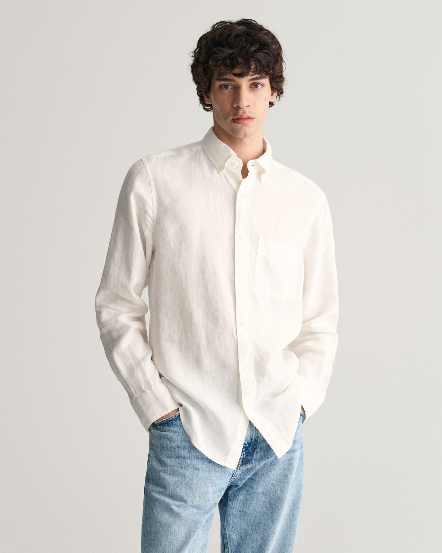 Regular Fit Linen Shirt