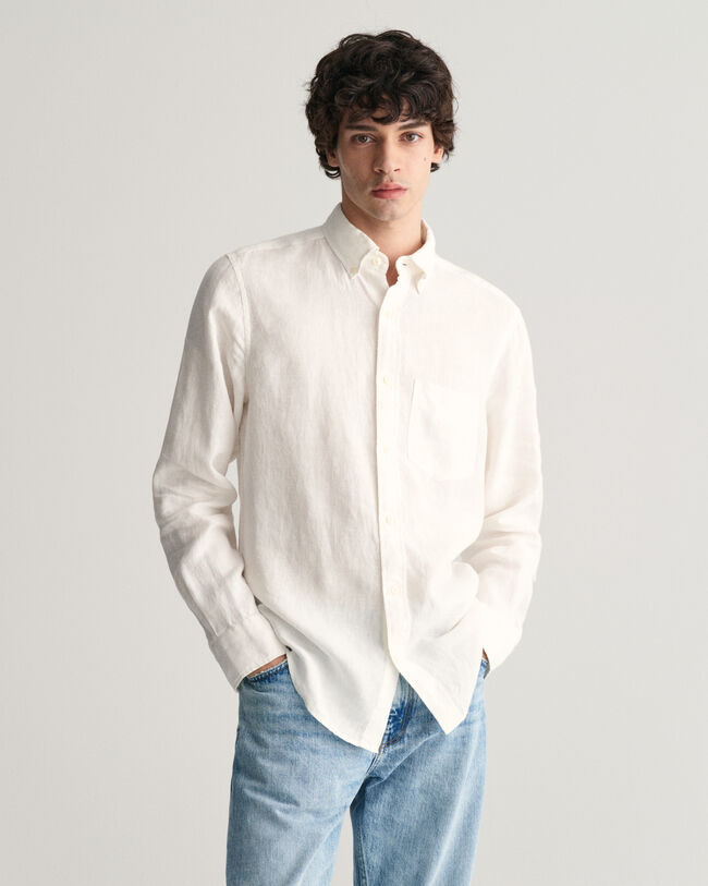 Regular Fit Linen Shirt