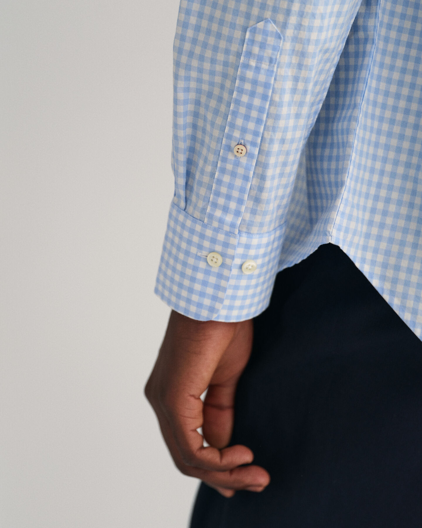 Regular Fit Gingham Broadcloth Shirt