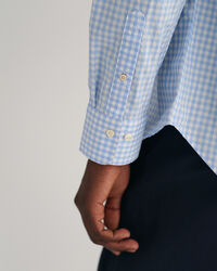 Regular Fit Gingham Broadcloth Shirt