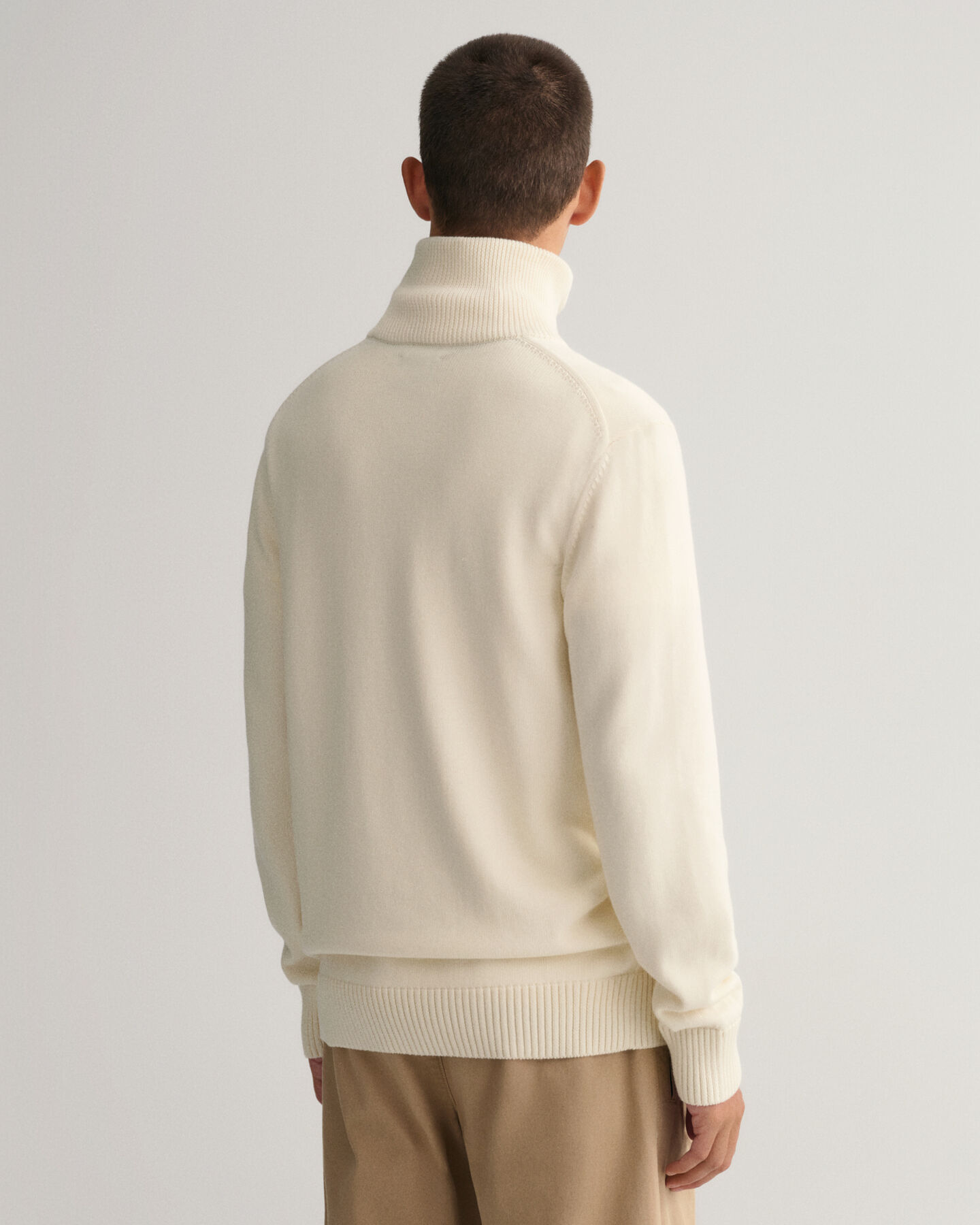 Supima Cotton Half-Zip Sweater