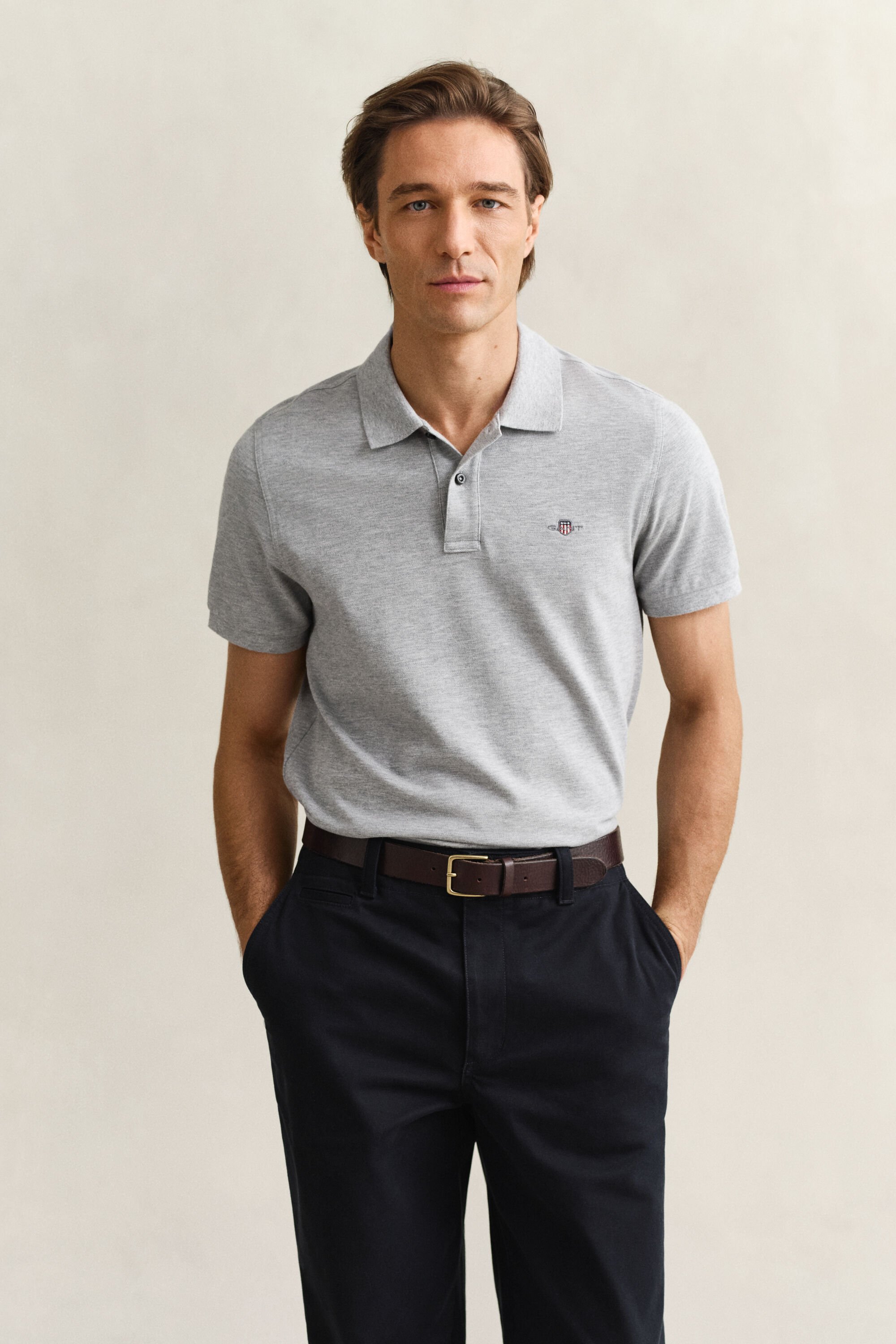 Regular Fit Shield Piqué Polo Shirt