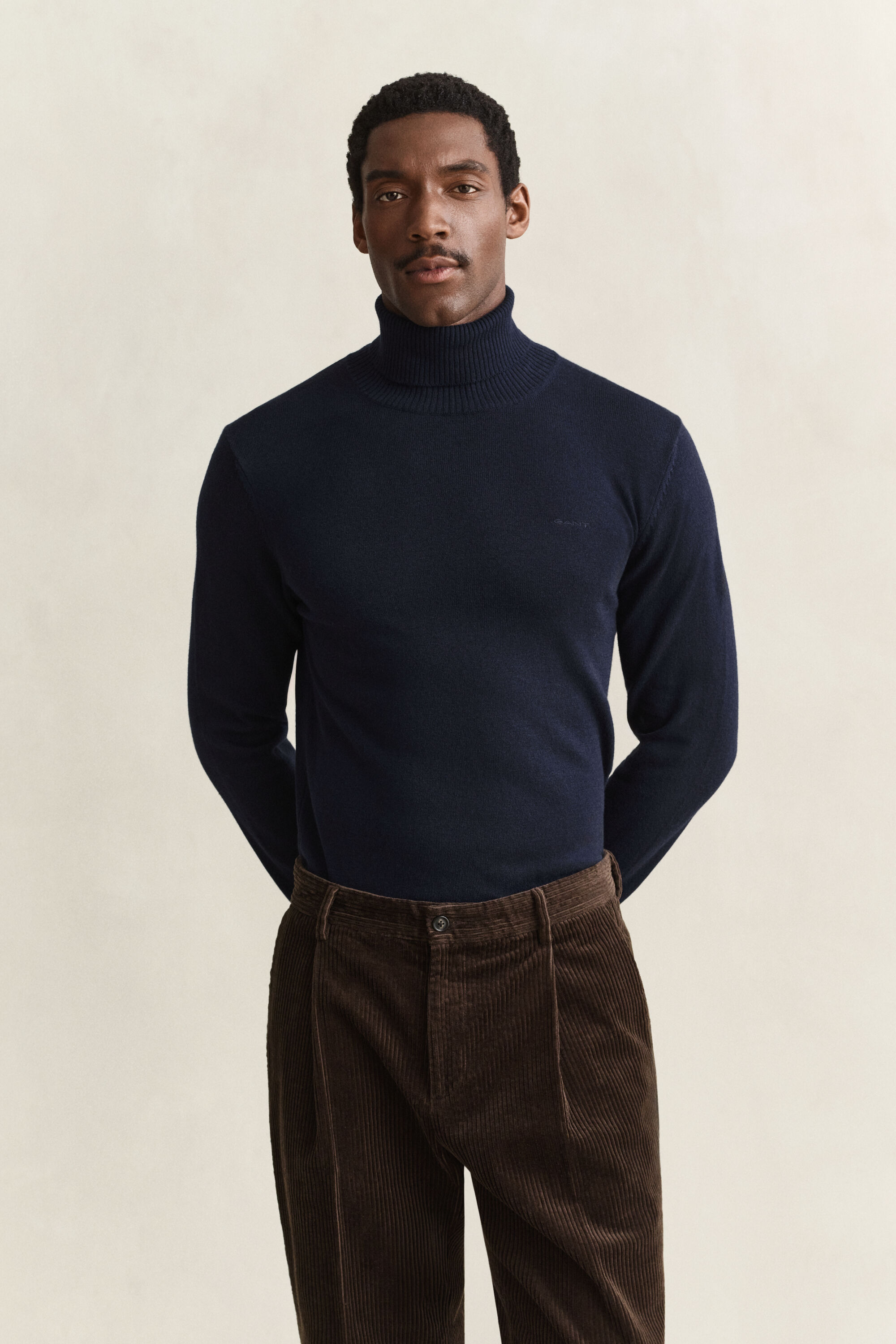 Cotton Wool Turtleneck Sweater