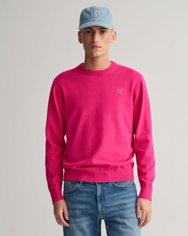 Classic Cotton Crew Neck Sweater