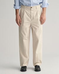 Relaxed Fit Peached Cotton Chinos
