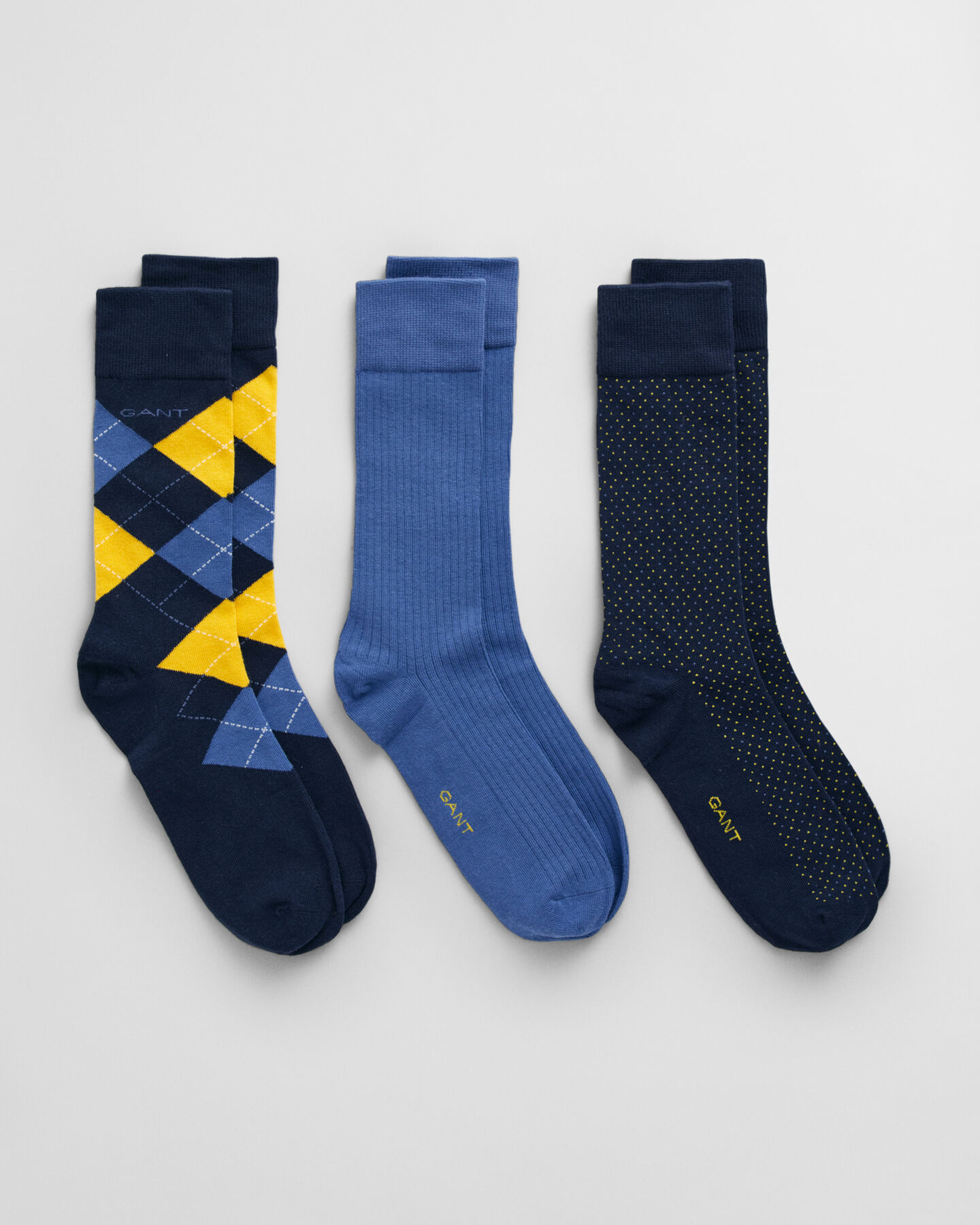 3-Pack Argyle Socks Gift Box