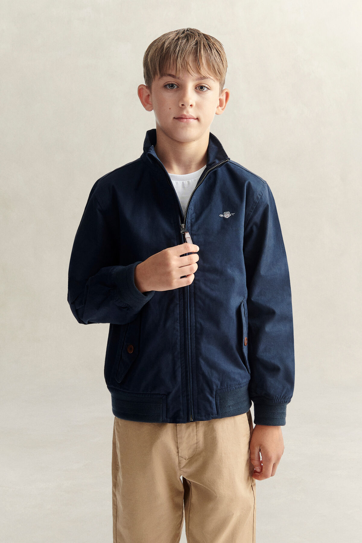Teen Boys Harrington Jacket — EVENING BLUE