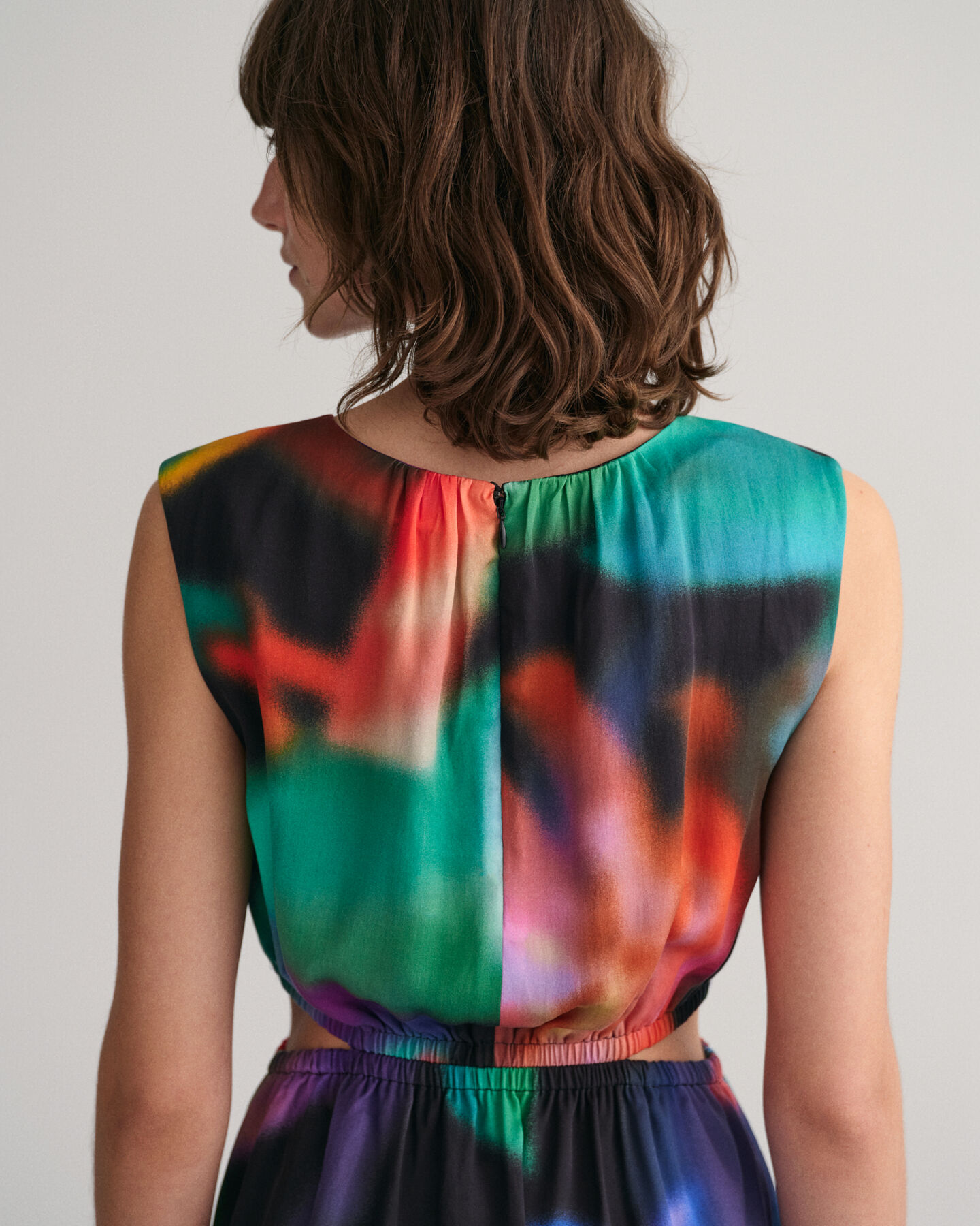 Floral Print Sleeveless Dress