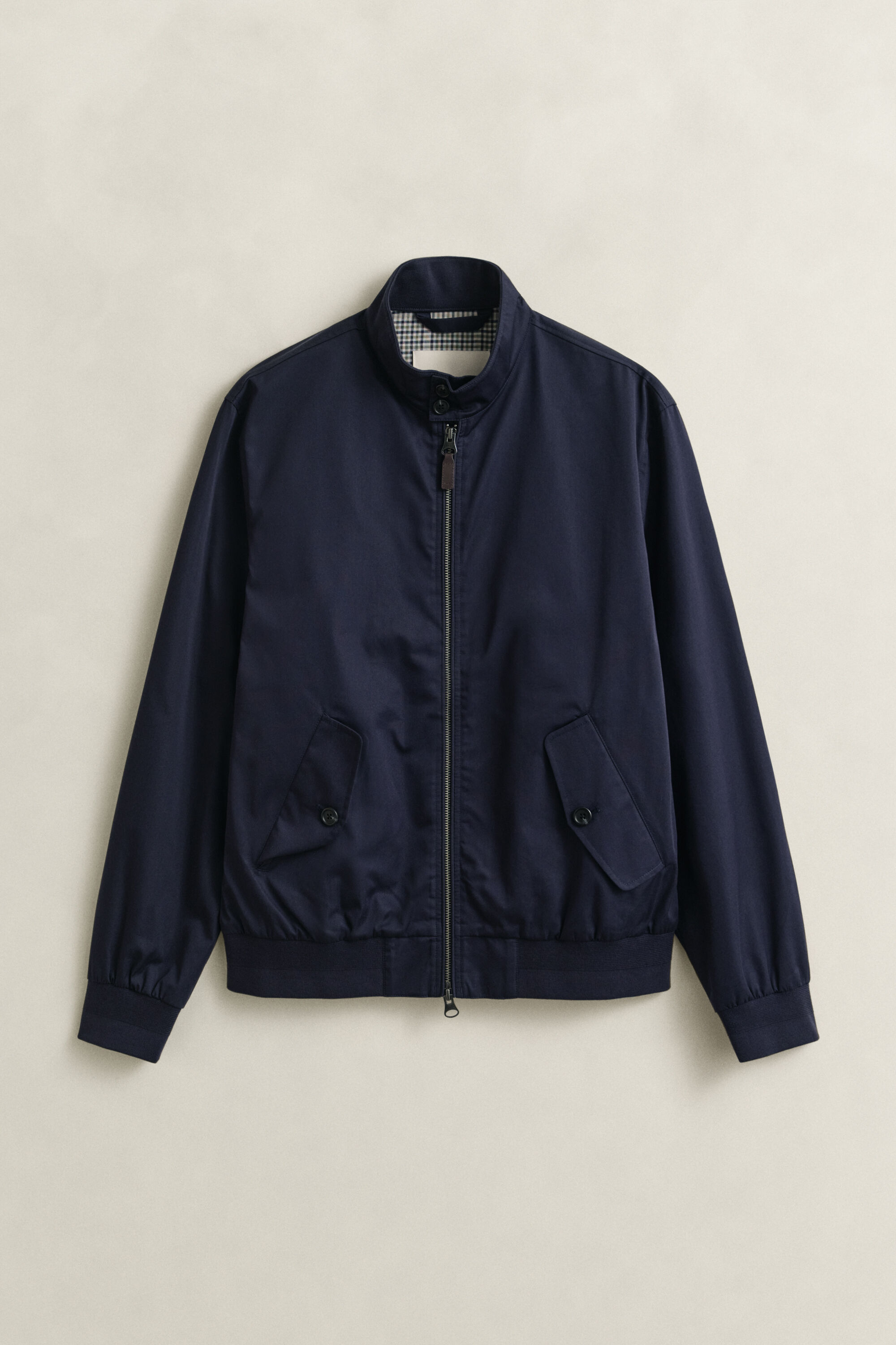 Cotton Blend Harrington Jacket