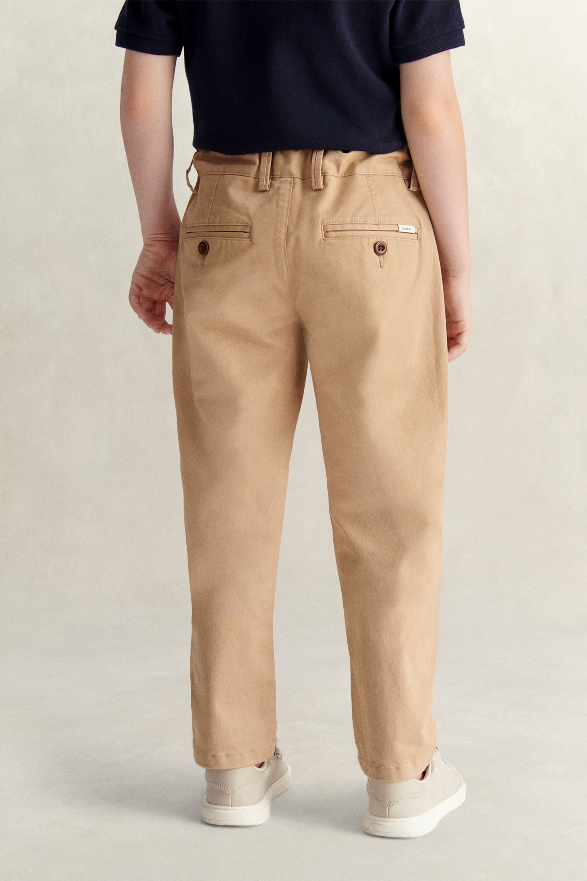 Boys Chinos — DARK KHAKI
