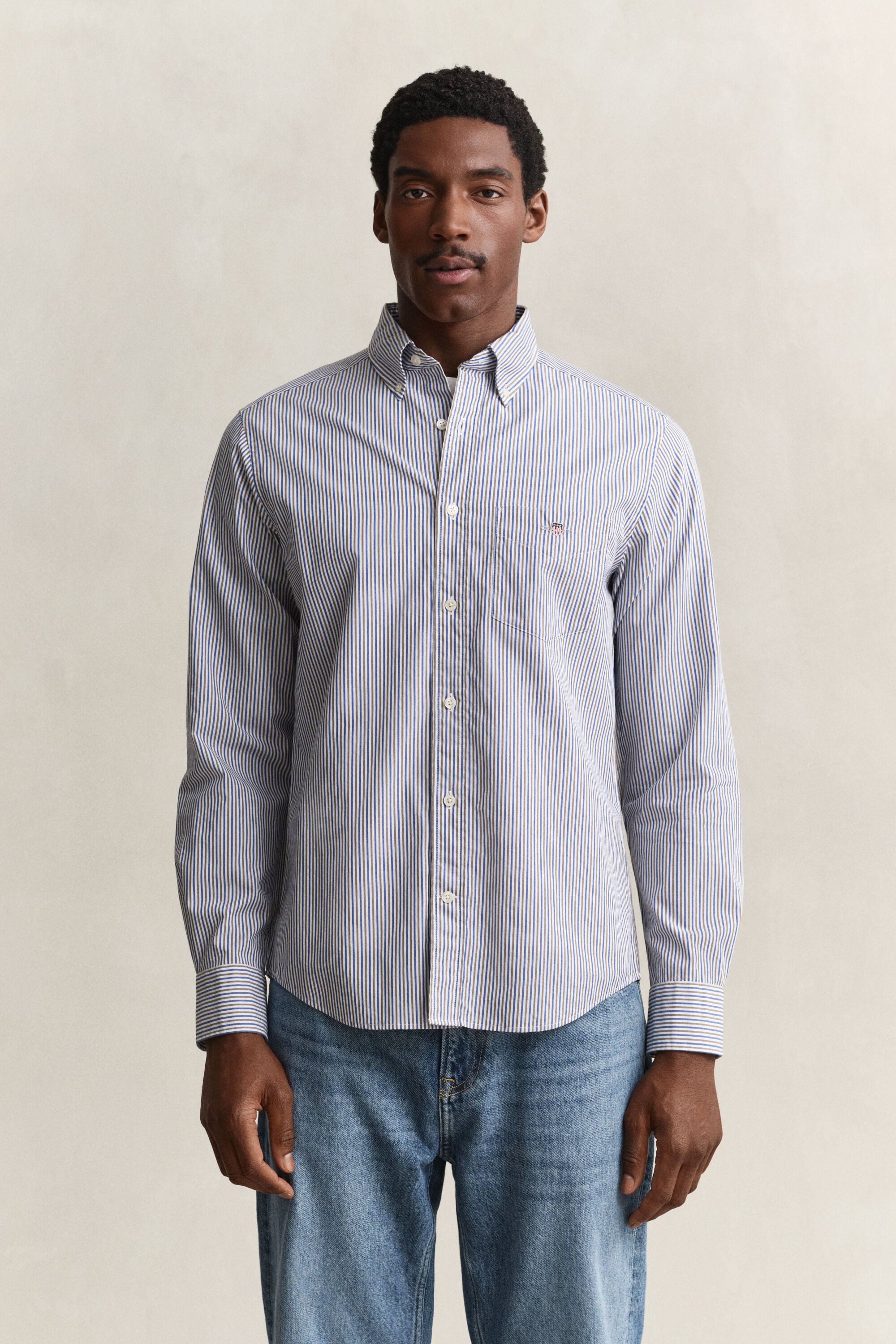Striped Poplin Shirt