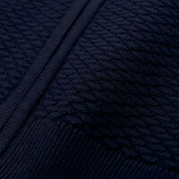 Triangle Texture Full-Zip Sweater