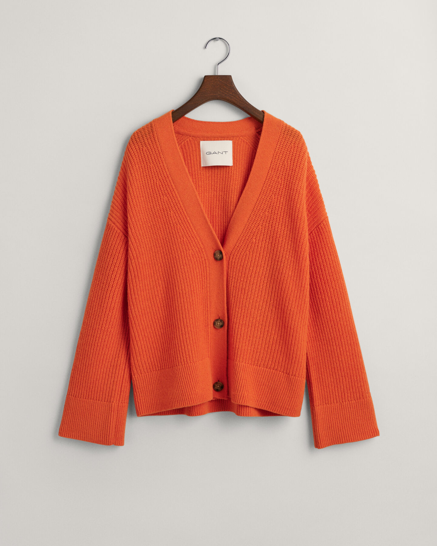 Ribbed Wool Cardigan