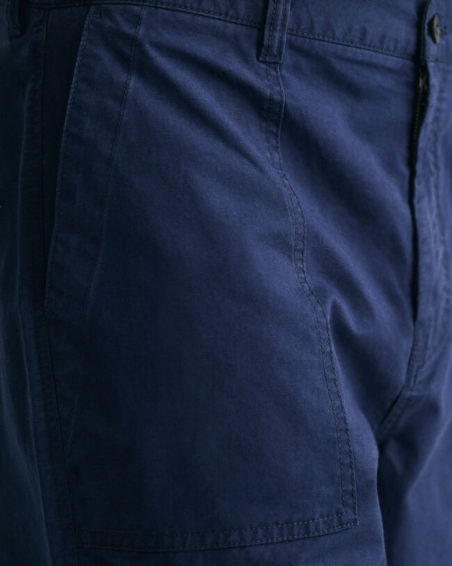 Regular Fit Cotton Linen Shorts