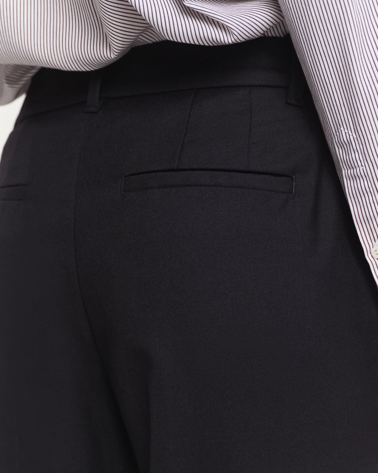 Tailored Wool Blend Pants